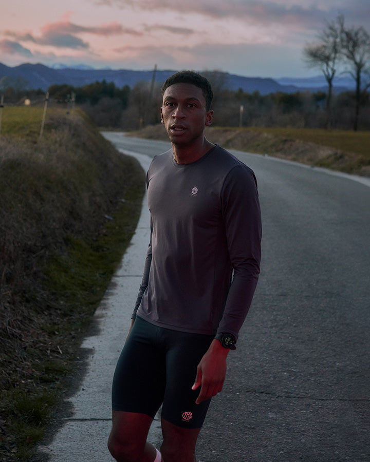 Bäckaryd Men's LS Navy Long Sleeve YMR Track Club   