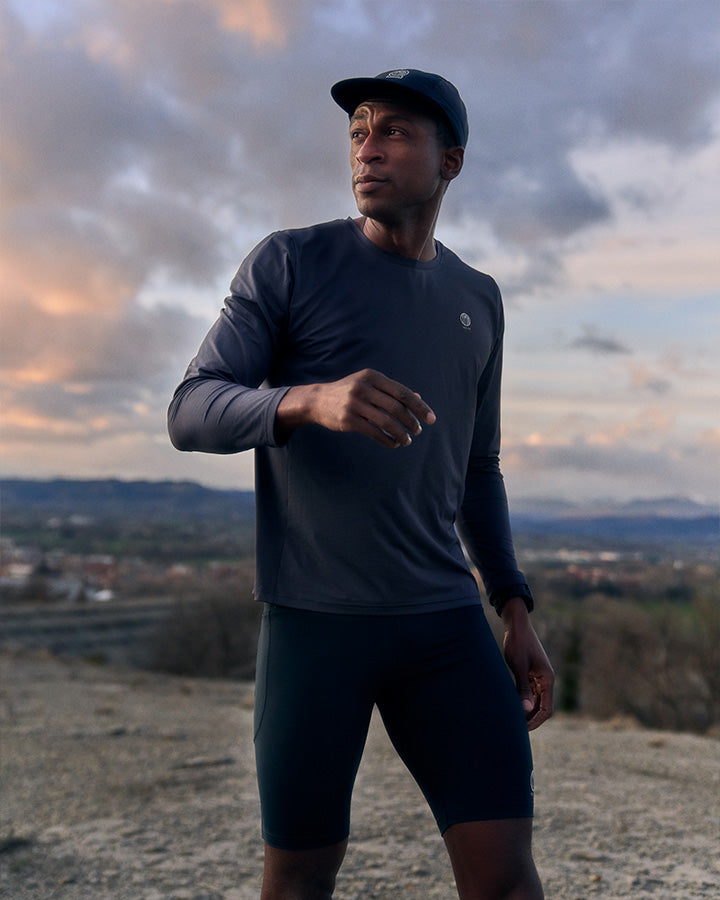 Bäckaryd Men's LS Navy Long Sleeve YMR Track Club   