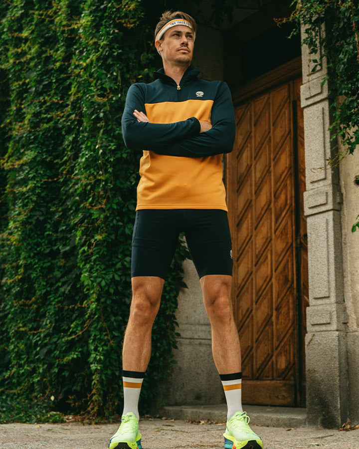 Bäckaryd Men's Mid Tights Navy  YMR Track Club   