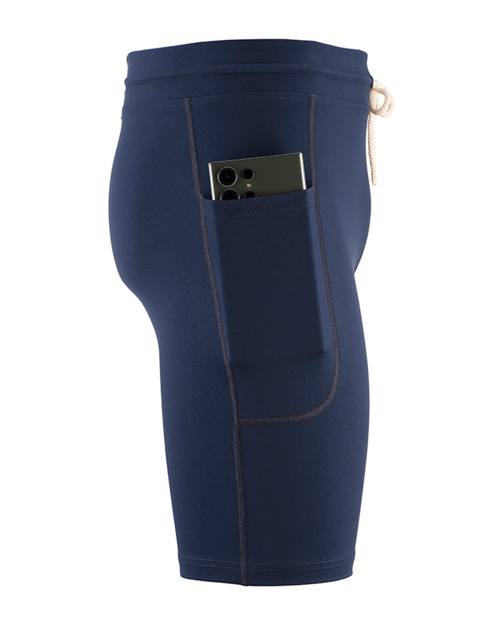 Bäckaryd Men's Mid Tights Navy  YMR Track Club   