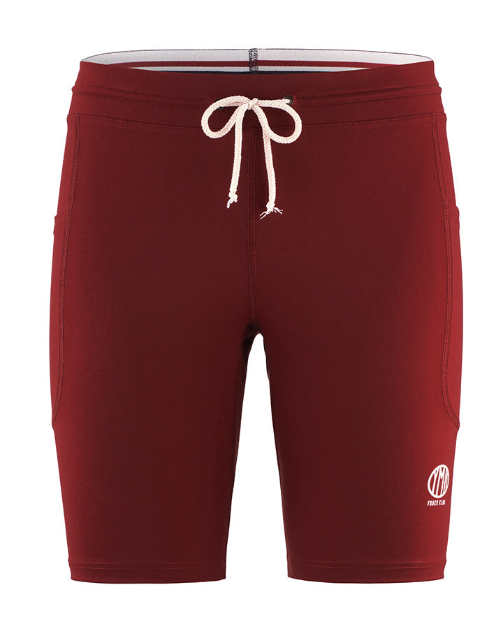 Bäckaryd Men's Mid Tights Burgundy  YMR Track Club   