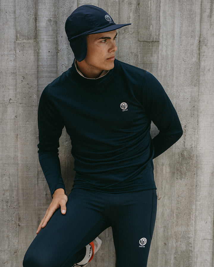 Siljan Men's Thermal Tights Navy YMR Track Club