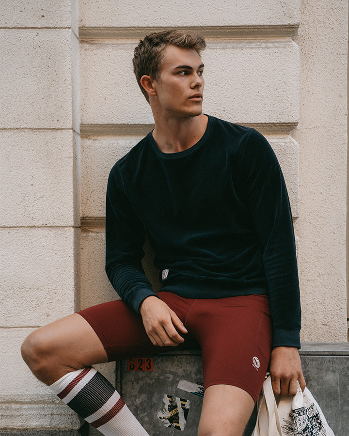 1984 Plush Sweatshirt Navy Sweatshirt YMR Track Club