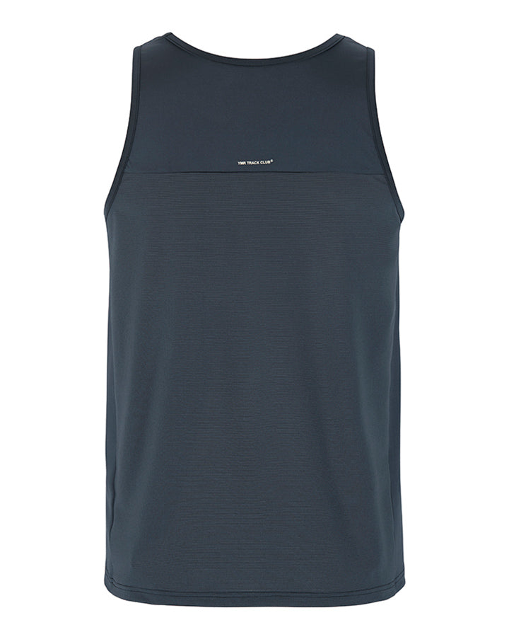 Bäckaryd Men's Solid Singlet Navy Singlet YMR Track Club