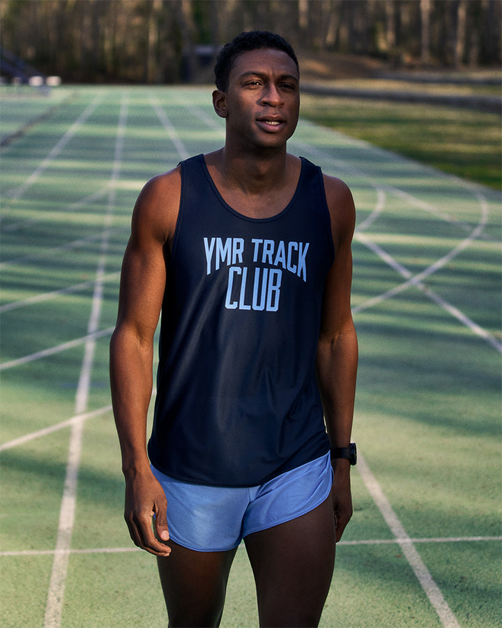 Änggården Men's Singlet Navy/Blue Singlet YMR Track Club   