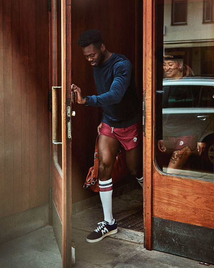 Utö Men's Shorts Wine Red Shorts YMR Track Club   