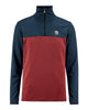 Åsunden Men's Half Zip Navy/Burgundy Long Sleeve YMR Track Club   