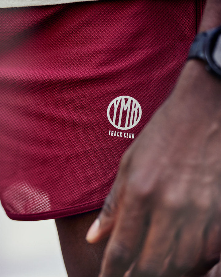 Utö Men's Shorts Wine Red Shorts YMR Track Club   