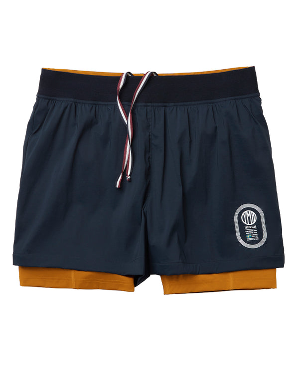 Stadion 2-1 Shorts Navy/Ochre YMR Track Club