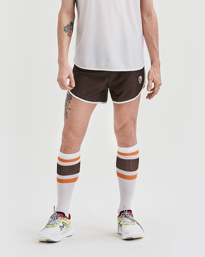 Söder Mälarstrand Shorts Brown Shorts YMR Track Club   