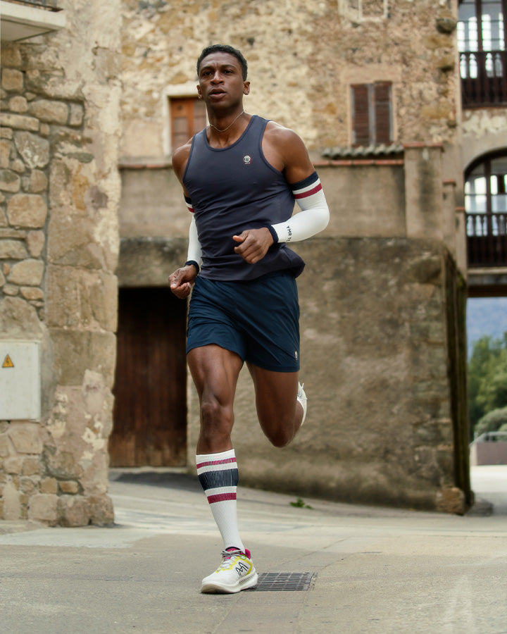 Bäckaryd Men's Solid Singlet Navy Singlet YMR Track Club