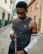 Bäckaryd Arm Sleeves Off-white/Burgundy  YMR Track Club   
