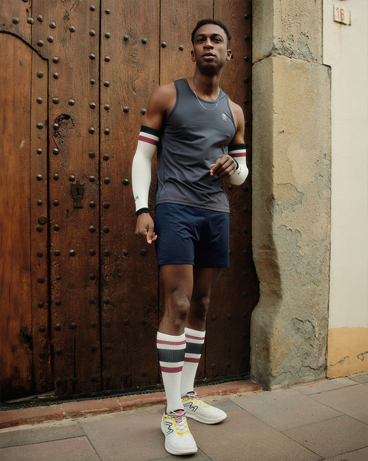 Bäckaryd Men's Solid Singlet Navy Singlet YMR Track Club