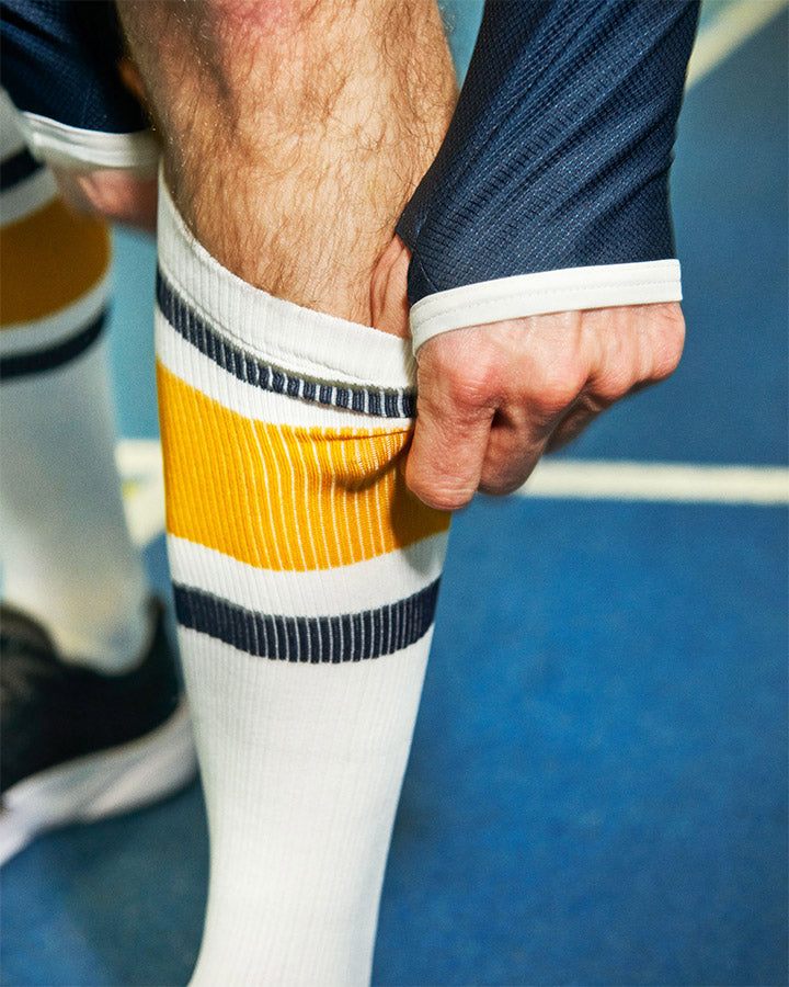 Åsunden Compression Socks Off-White  YMR Track Club   