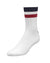 Åsunden Mid Crew Socks Off-White/Burgundy  YMR Track Club   