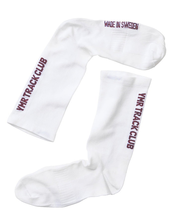 Stockholm Race Socks Maroon YMR Track Club