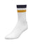 Åsunden Mid Crew Socks Off-White/Ochre  YMR Track Club   