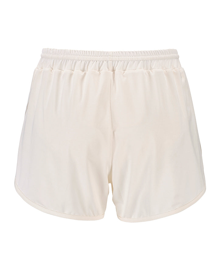 Clubhouse Split Shorts Off-White/Navy YMR Track Club