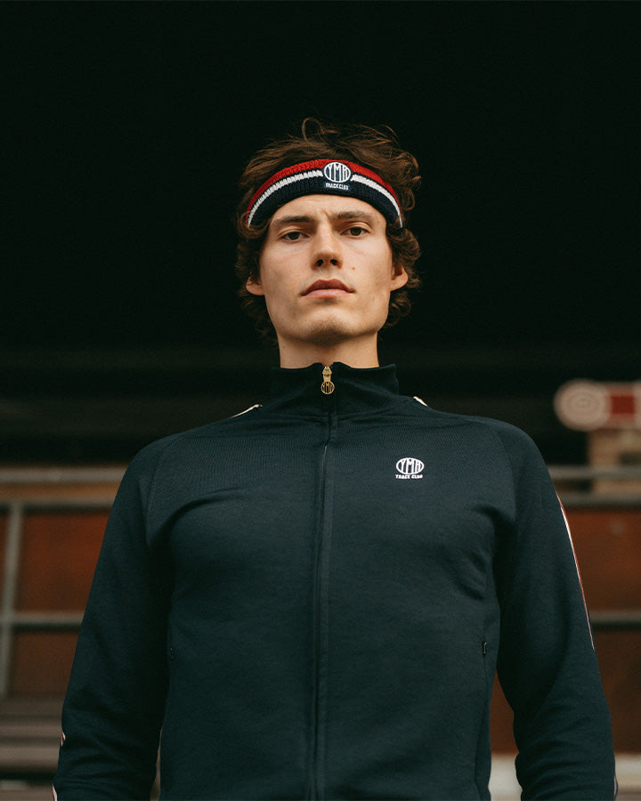 Bäckaryd Headband Navy Headband YMR Track Club   