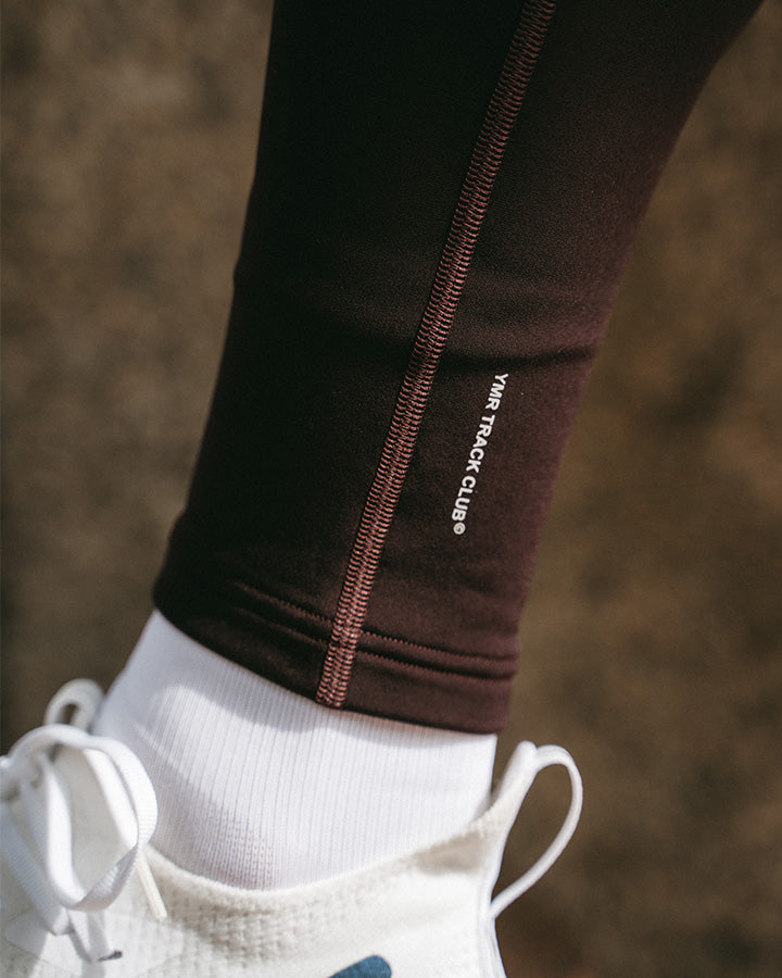 Siljan Men's Thermal Tights Maroon YMR Track Club