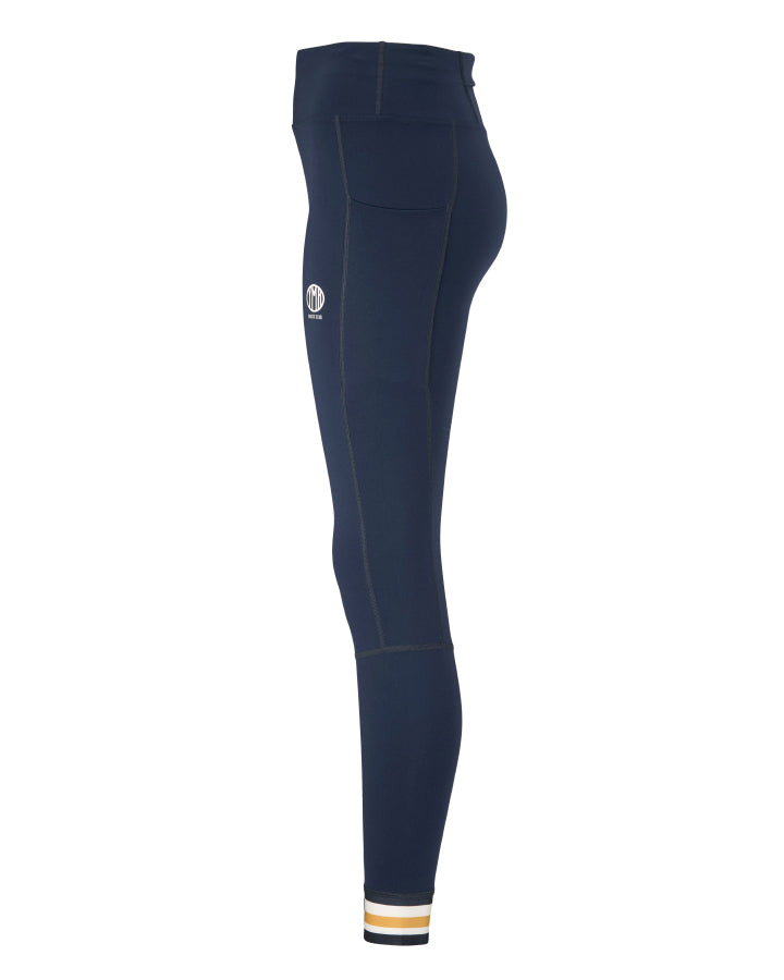 Utö Ladies Tights Navy/Ochre  YMR Track Club   