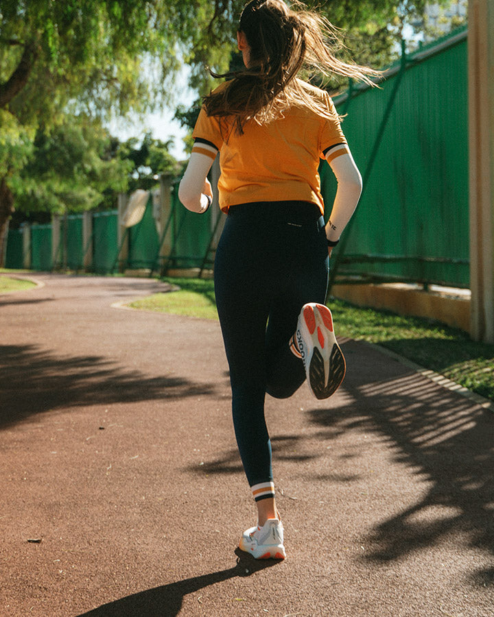 Bäckaryd Ladies T-Shirt Ochre T-shirt YMR Track Club