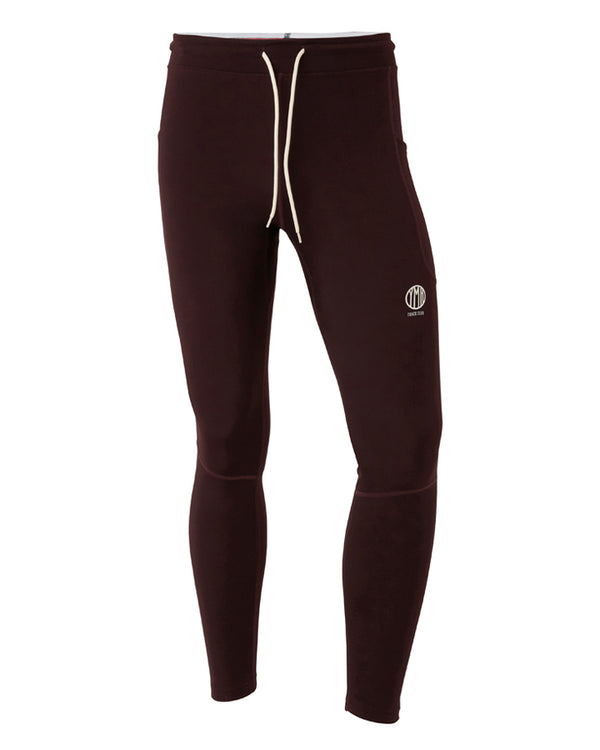 Siljan Men's Thermal Tights Maroon YMR Track Club