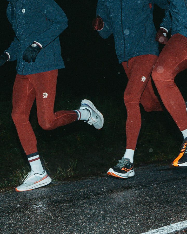 Bäckaryd Men's Tights Burgundy YMR Track Club