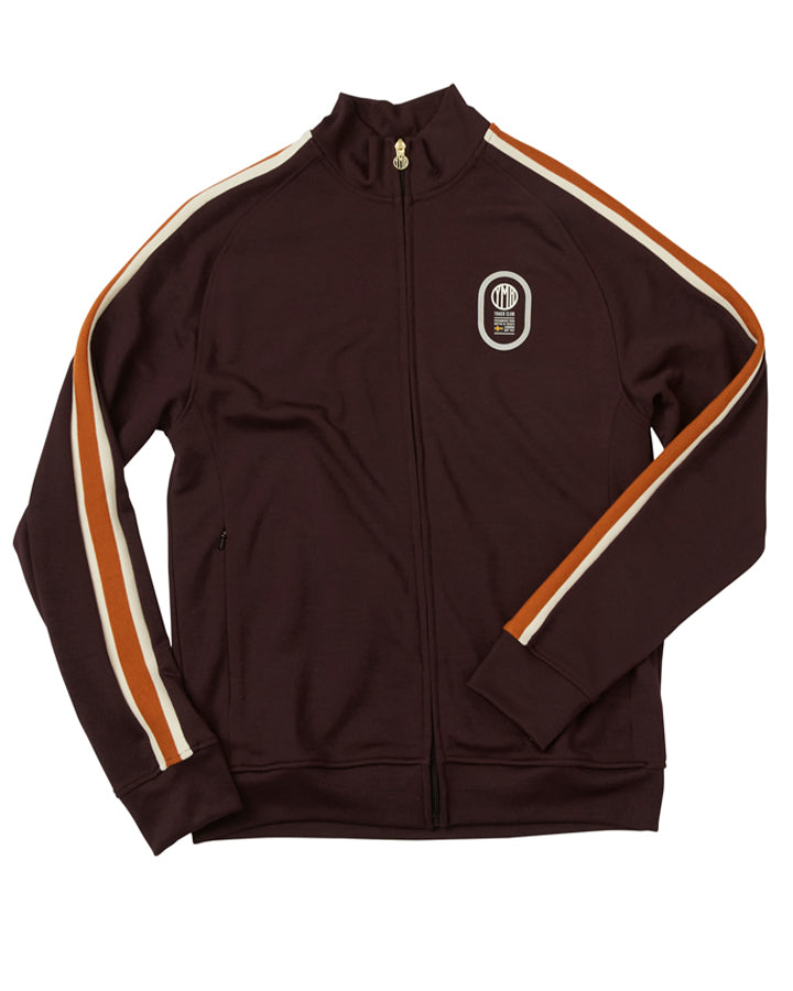 Off-Race Men's Track Jacket Maroon YMR Track Club