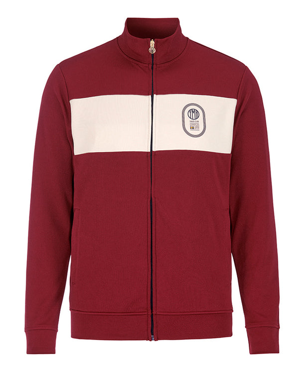 Stadion Men's Track Jacket Burgundy  YMR Track Club   