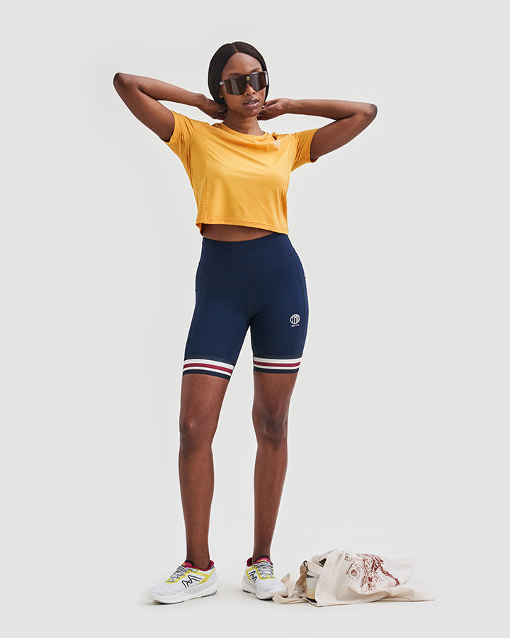 Bäckaryd Ladies T-Shirt Ochre T-shirt YMR Track Club   