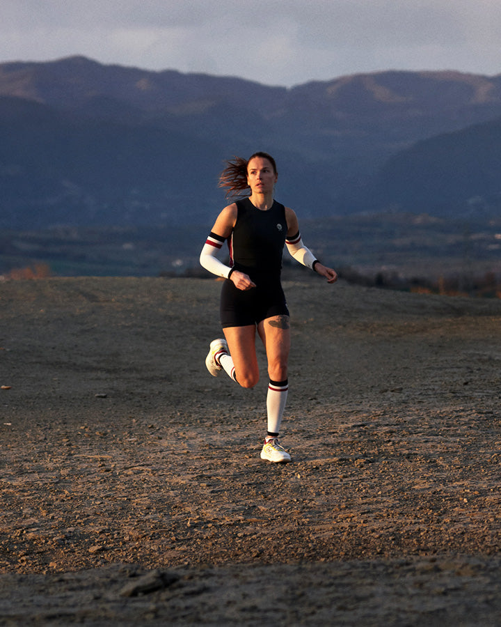 Bäckaryd Ladies Vest Navy/Burgundy Vest YMR Track Club   