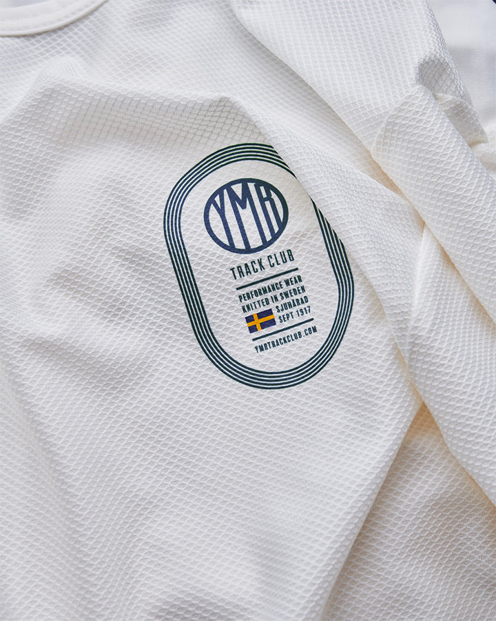 Stadion Men's T-shirt Off-White/Navy YMR Track Club