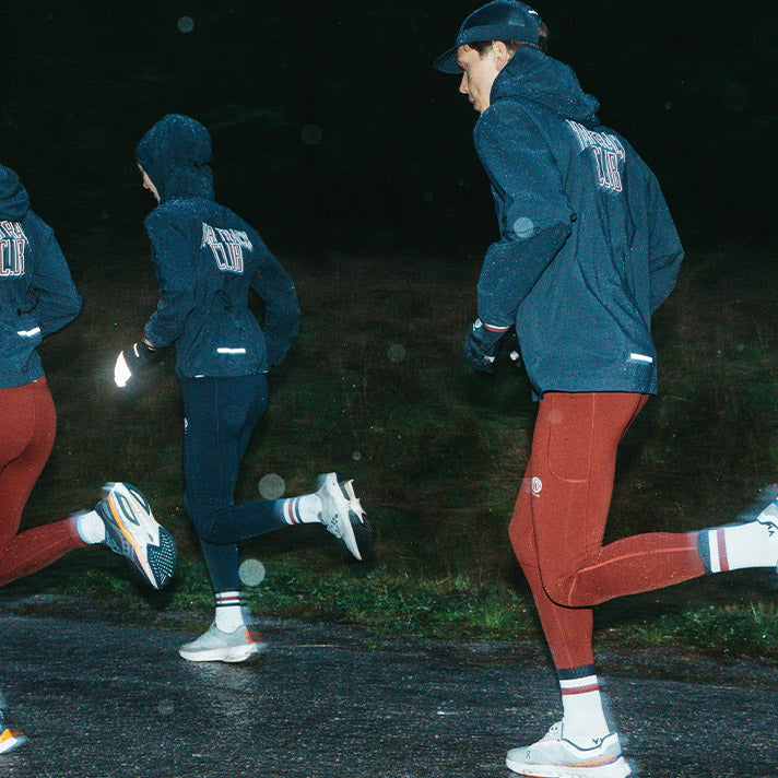 Bäckaryd Men's Tights Burgundy YMR Track Club