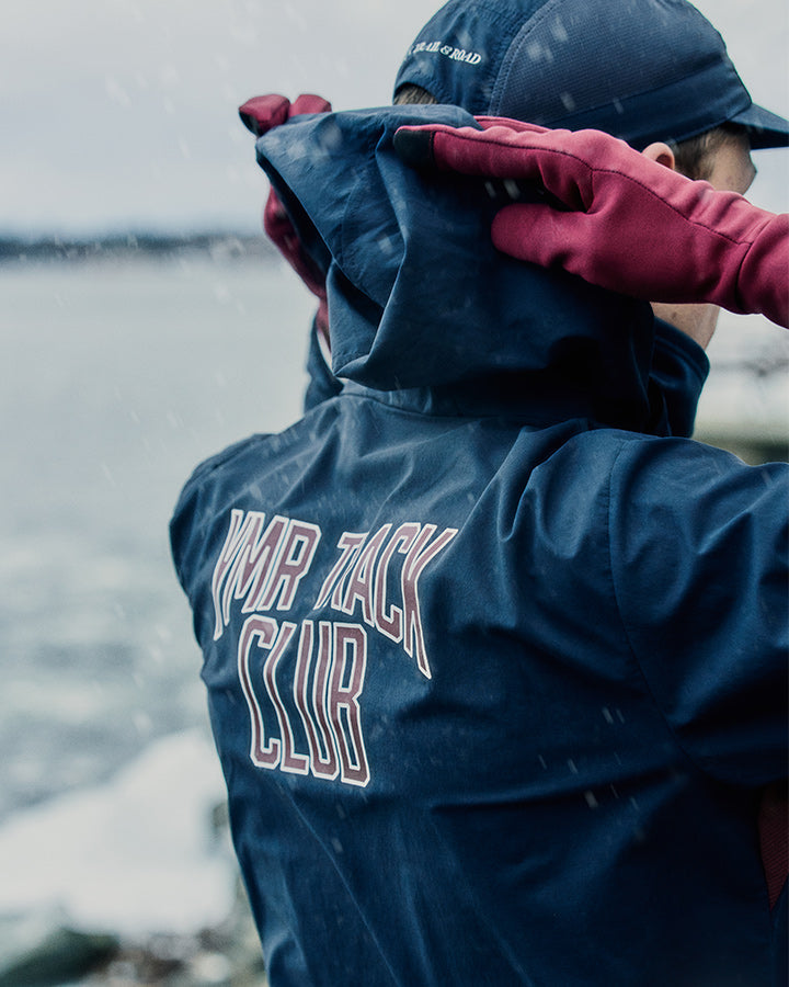 Änggården Men's Windbreaker Navy Windbreaker YMR Track Club   