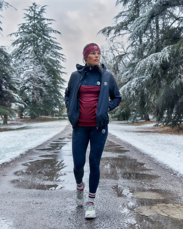 Änggården Ladies Windbreaker Navy Windbreaker YMR Track Club   