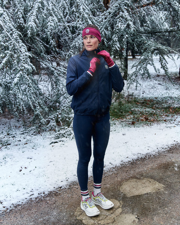 Änggården Ladies Windbreaker Navy Windbreaker YMR Track Club   