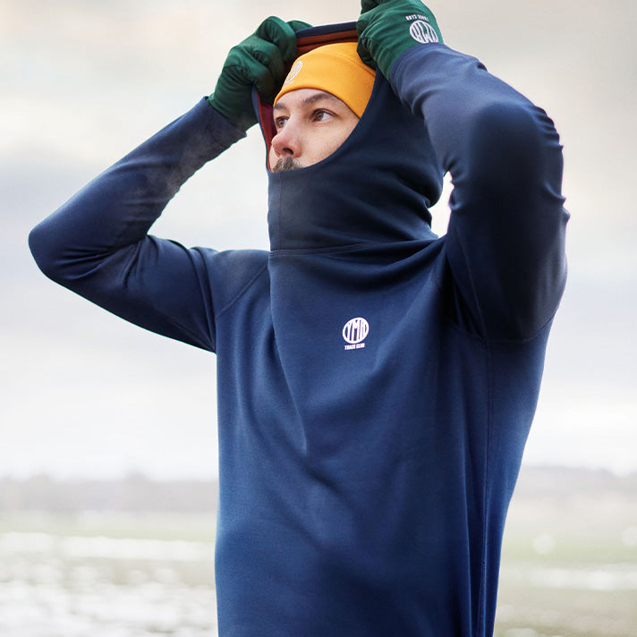 Åsunden Winter Running Hoodie Navy YMR Track Club