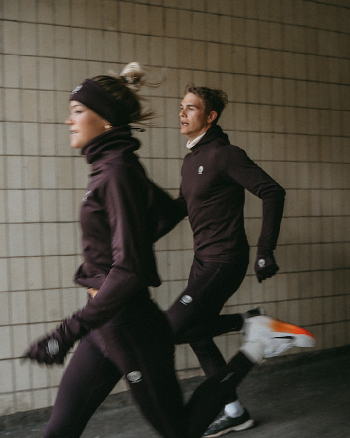 Åsunden Ladies Funnel Neck Maroon YMR Track Club