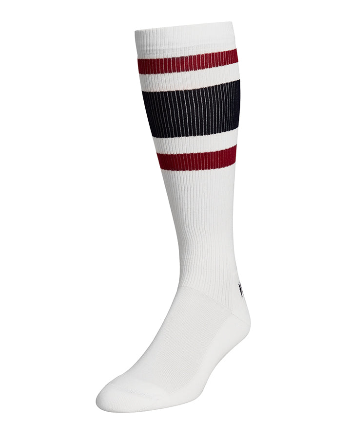 Åsunden Compression Socks Off-White/Navy Socks YMR Track Club   
