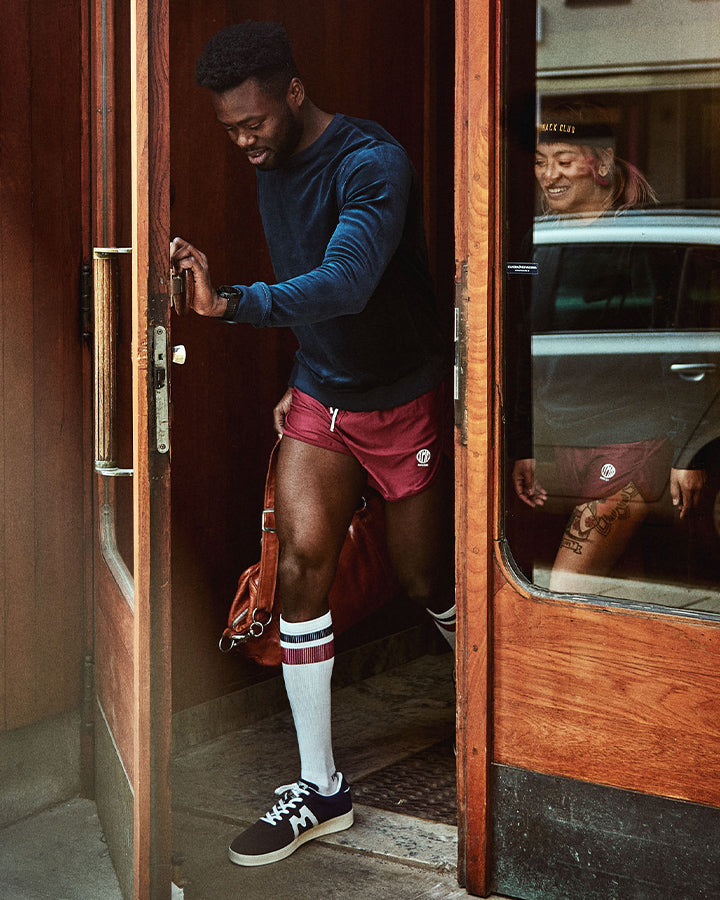 1984 Plush Sweatshirt Navy Sweatshirt YMR Track Club   