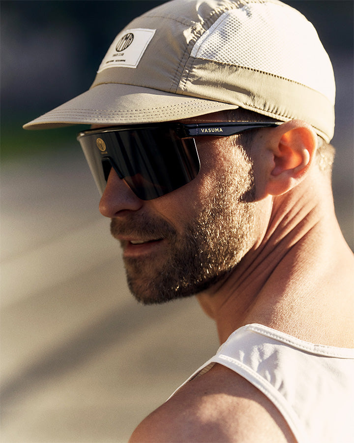 Massanella Performance Sunglasses Black  YMR Track Club   